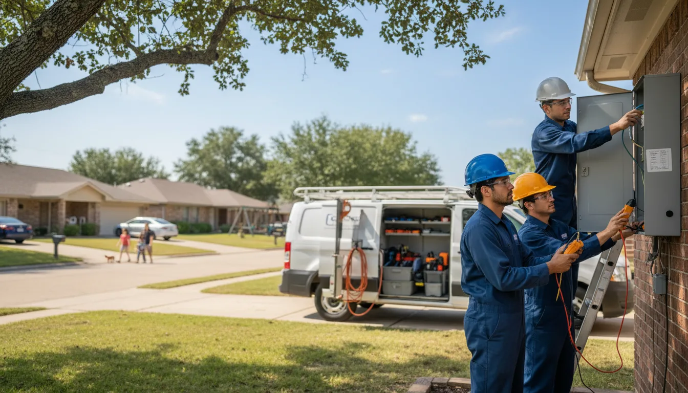 Certified electrician providing emergency electrical services in Linden, VA